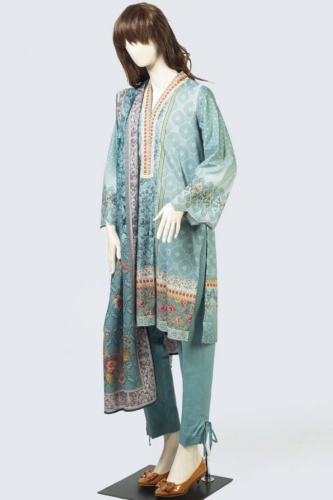 SS19B-1917-04A (SHIRT/DUPATTA) - Saya