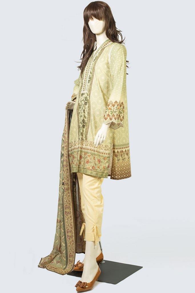 SS19 G-1917-04B (SHIRT/DUPATTA) - Saya
