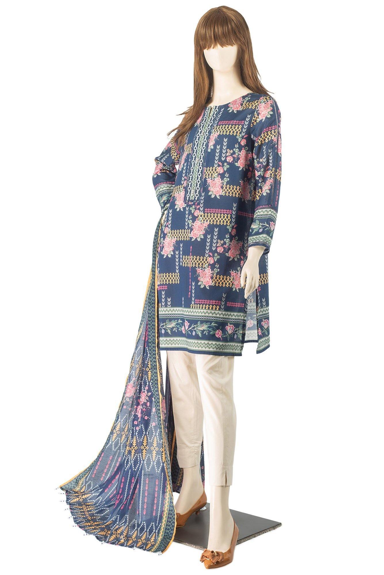 UB-1925-05A (SHIRT/DUPATTA) - Saya