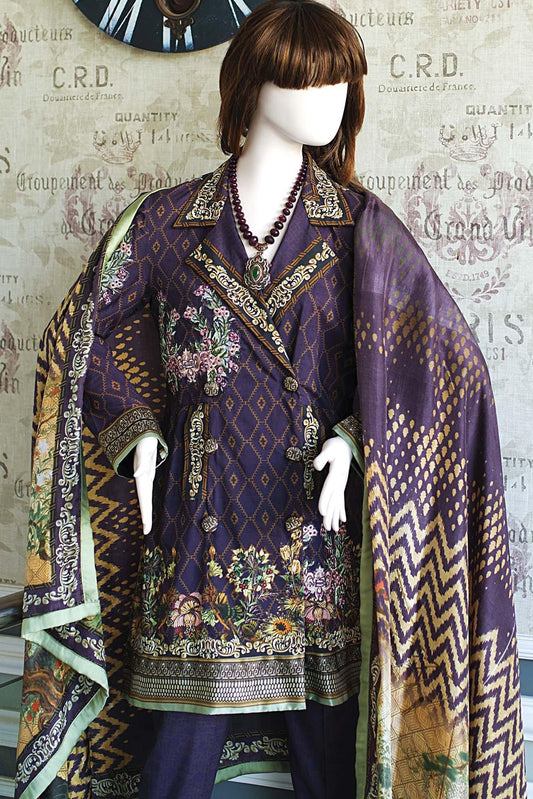 CHINESE MEADOWS (UP-1924-SS17-13B) (SHIRT/DUPATTA) - Saya