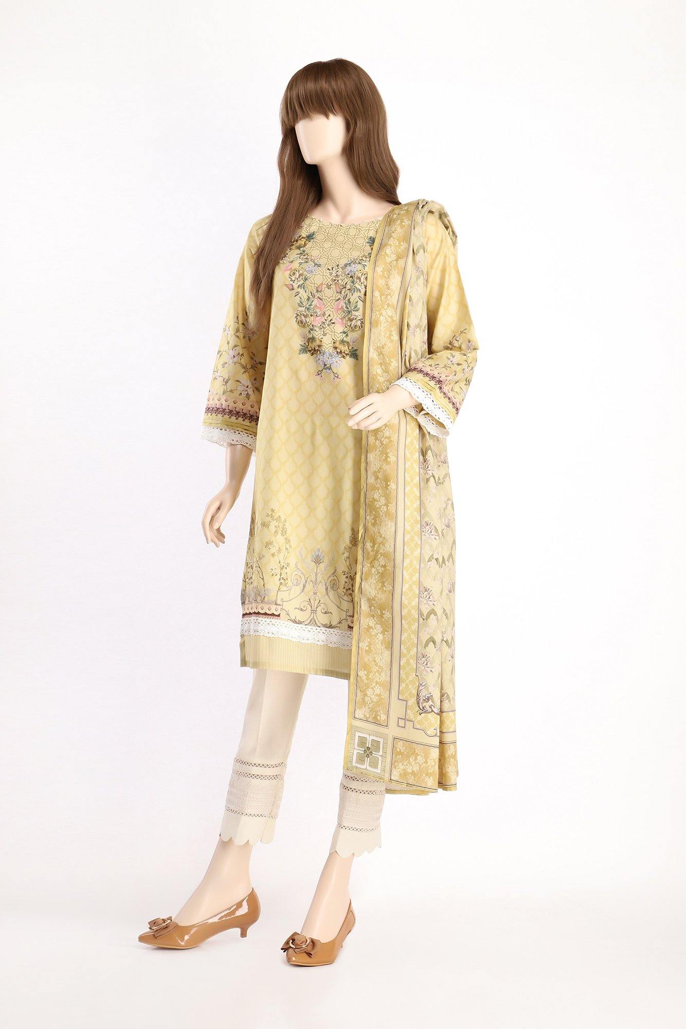 SP-436 (SHIRT/DUPATTA) (SS19Y-196-08A) - ELAN Staging