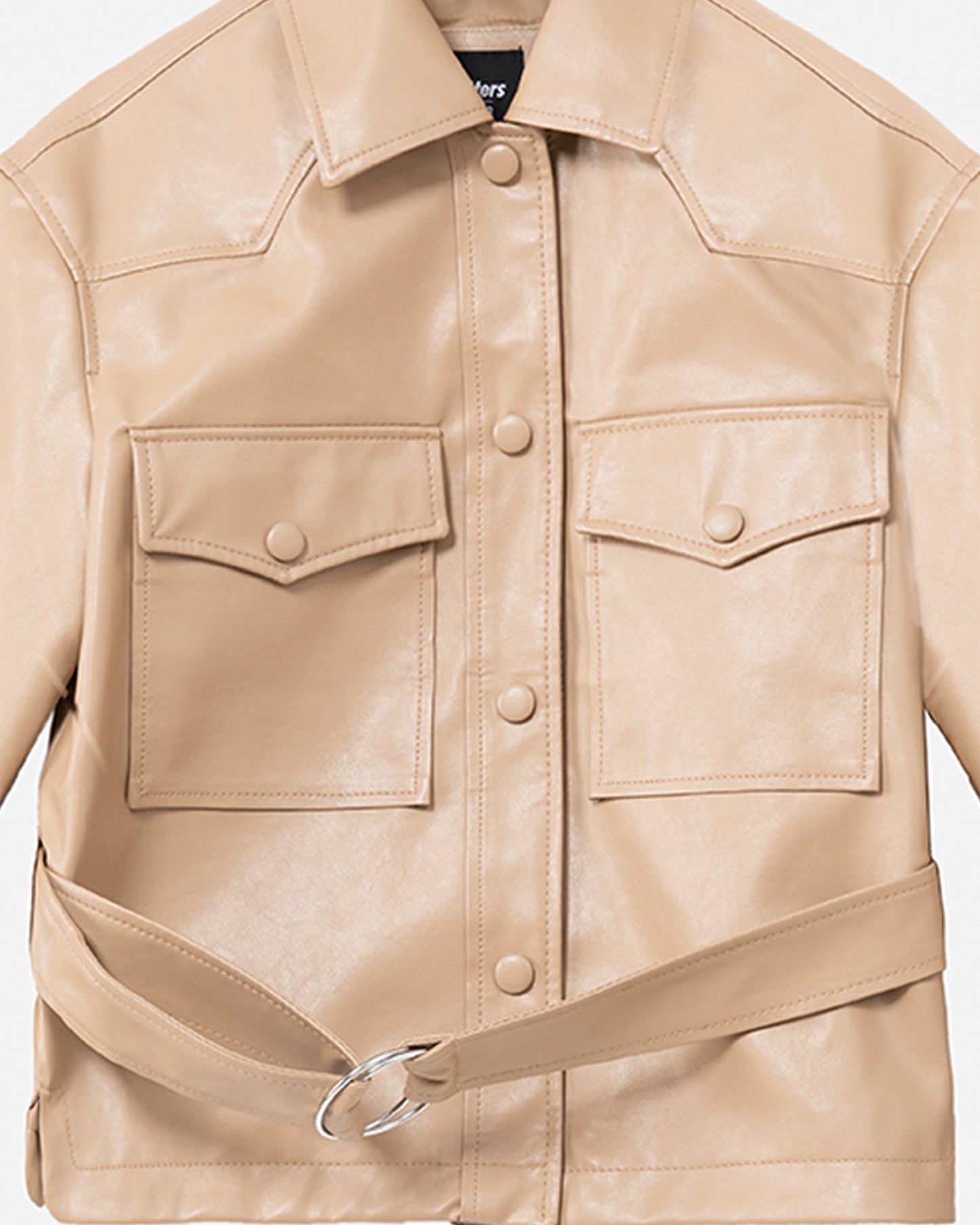 Biker with Poof Sleeves