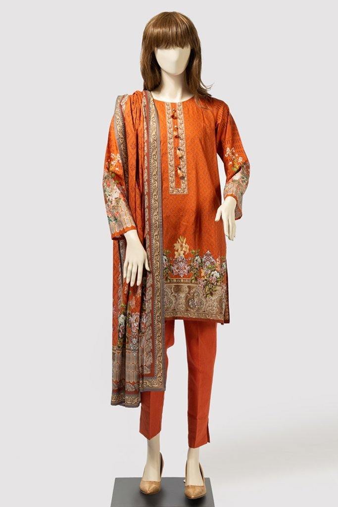 BOTANICAL GARDEN (UO-196-22B) (SHIRT/DUPATTA) - Saya